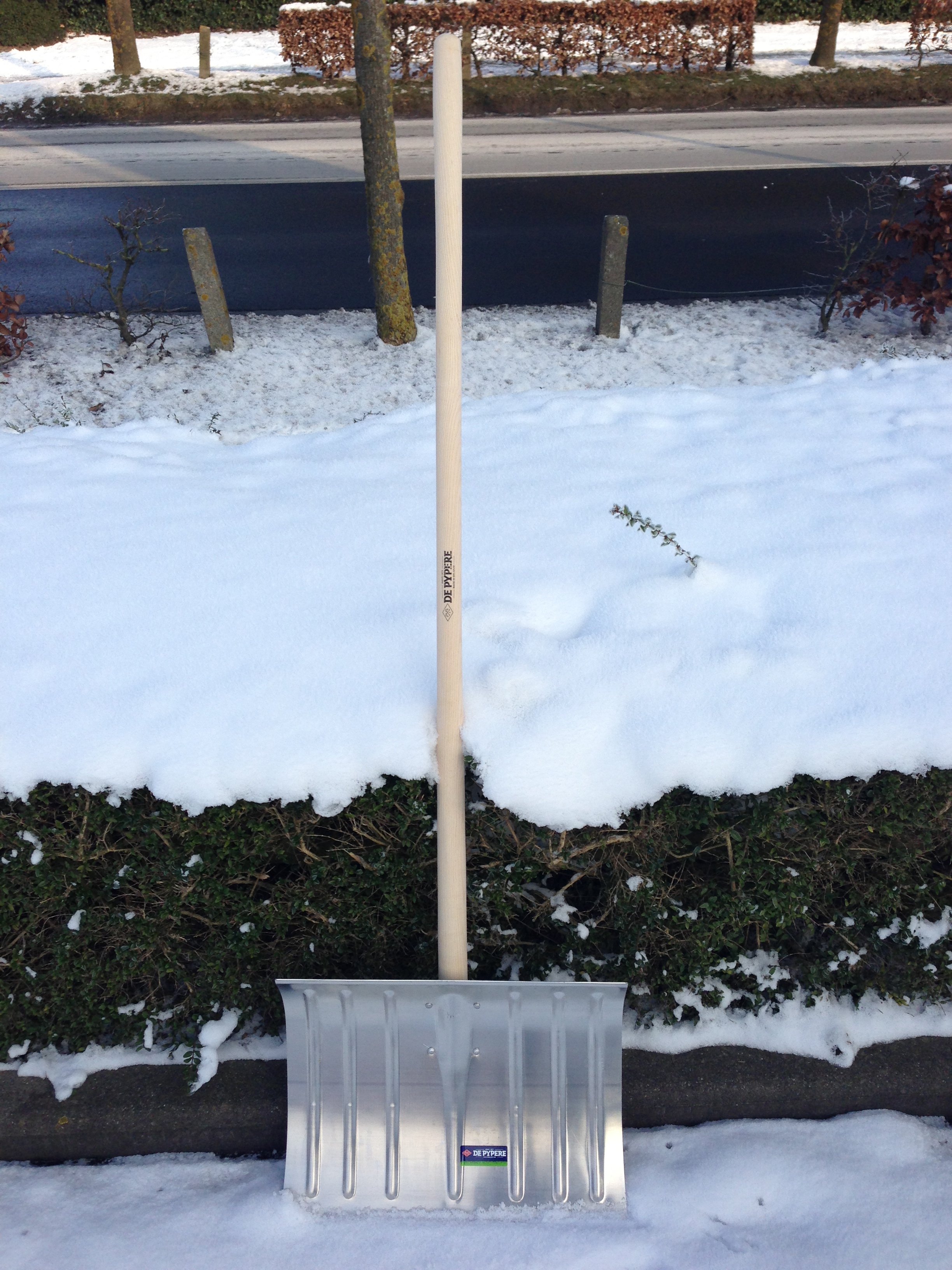 DePypere Sneeuwschuiver Aluminium  550 x 340 mm - 130 cm Gemonteerd