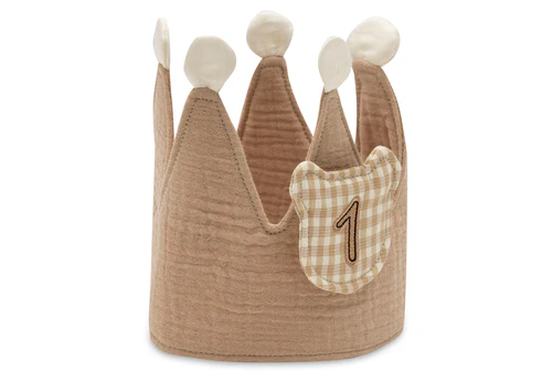 Jollein Verjaardagskroon met cijfers Teddy Bear