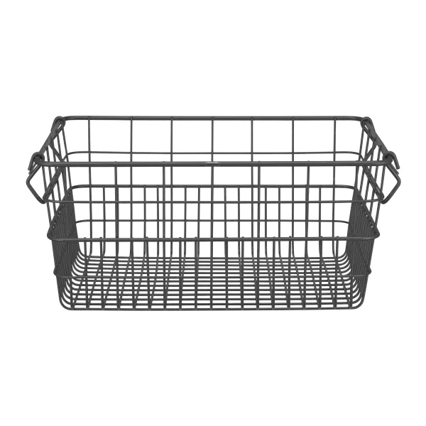 Blomus Opbergmand Kago Anthracite 37x27x17 cm - Rechthoekig