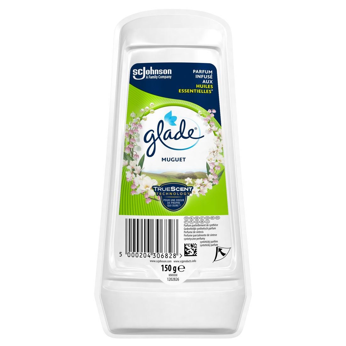 Glade Luchtverfrisser Gel langdurig Muguet 150 g Glade Luchtverfrisser Gel langdurig Muguet 150 g