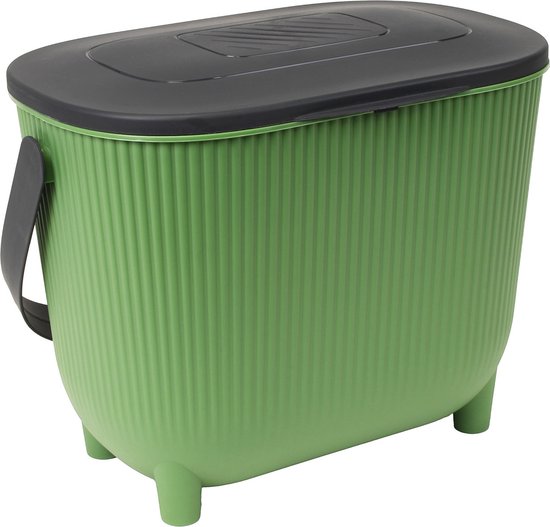 Compostbak Groen 10l - 31.5x21.7x25 cm