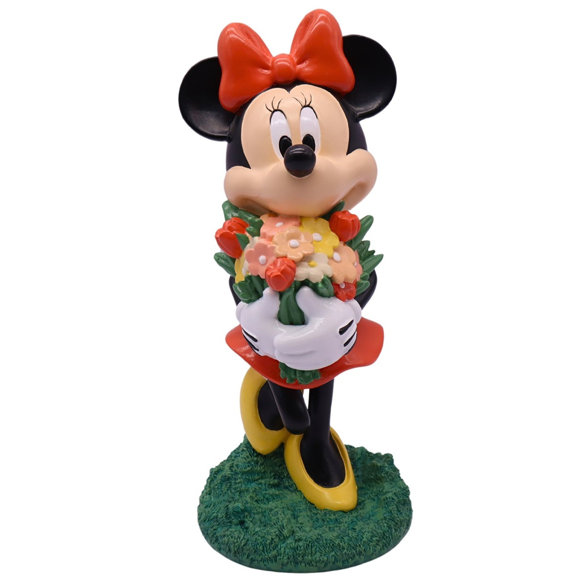 Disney Beeld Minnie Flowers - Outdoor Garden Statue