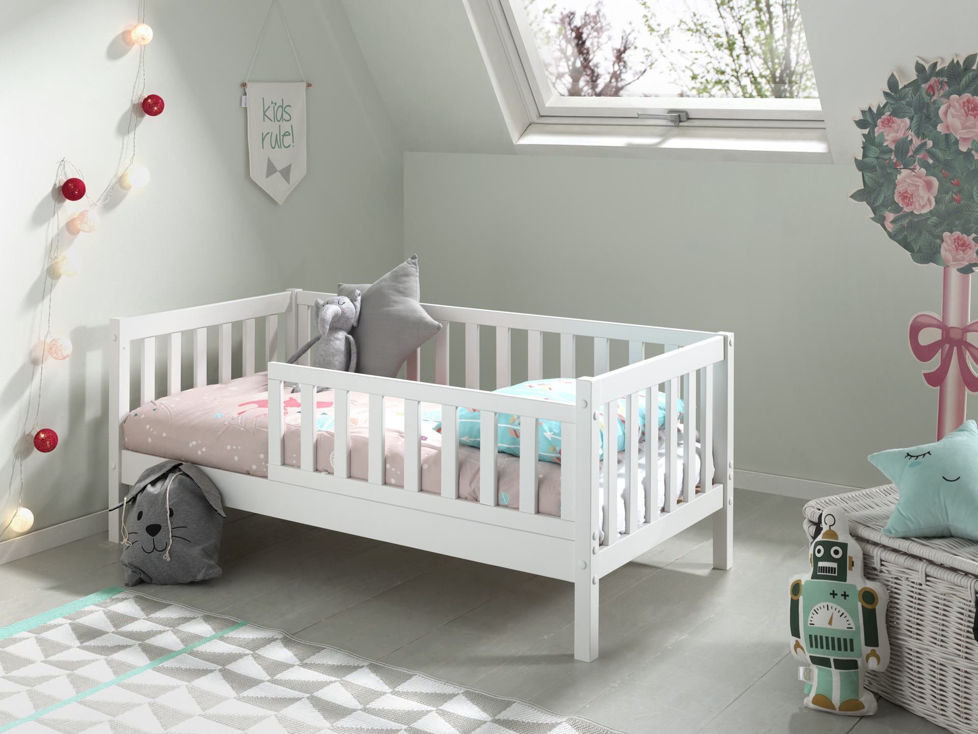 JAXX Peuterbed 70 - 70x140 cm Wit
