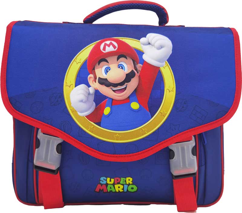 Mario Bross Boekentas 31x16x38 cm