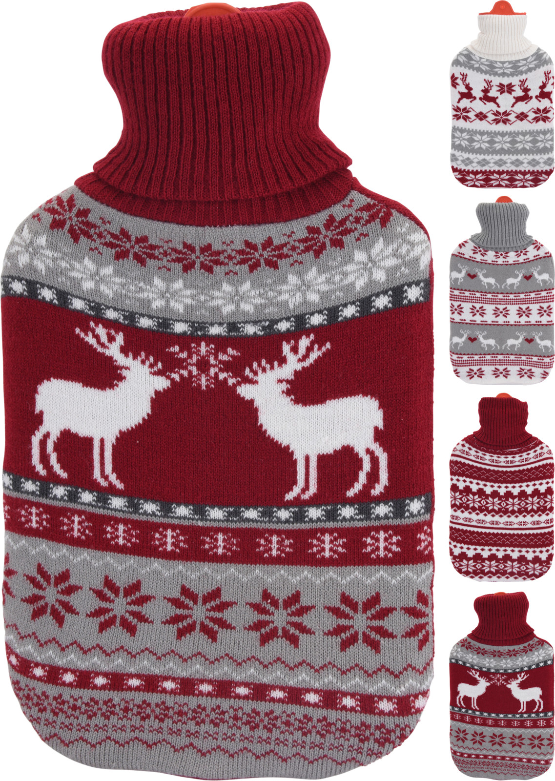 Warmwaterkruik Nordic Sweater 1.75l - assorti - prijs per stuk