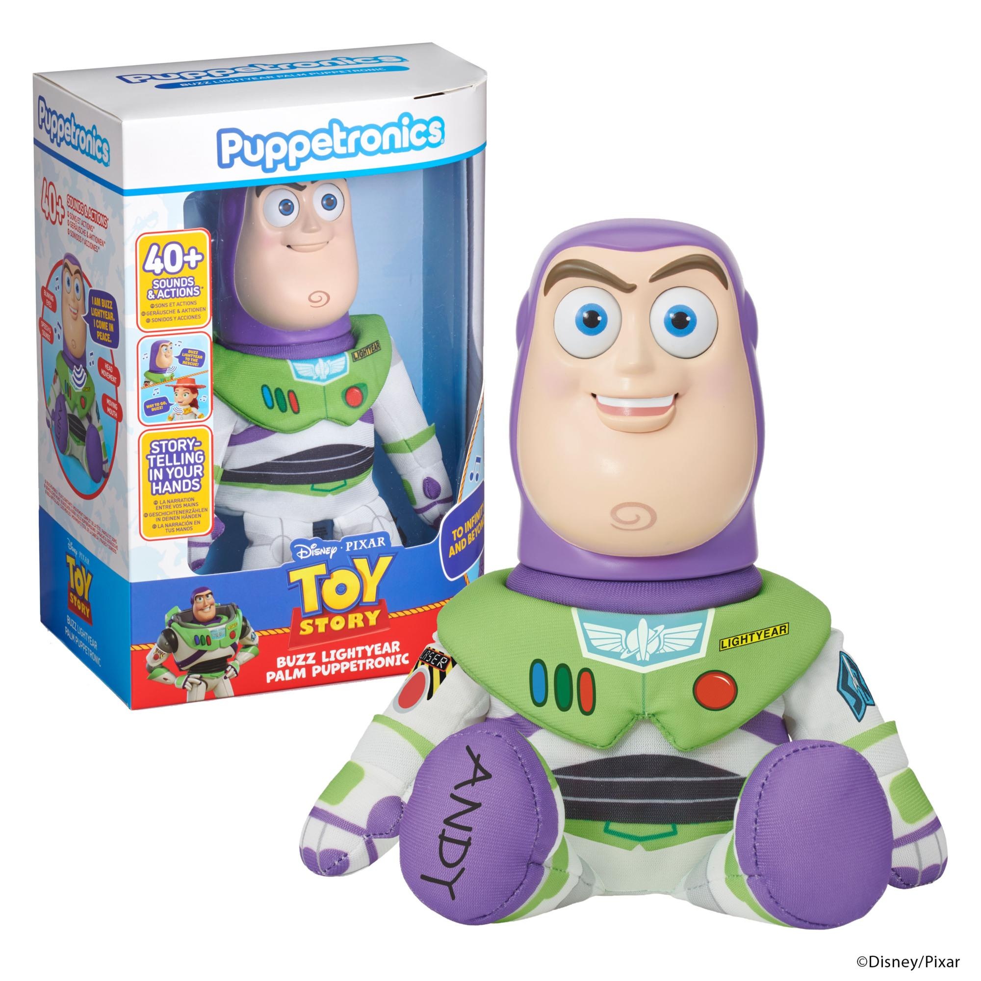 Dinsey Toy Story Buzz Palm Puppetronic met 40 Geluiden en Acties