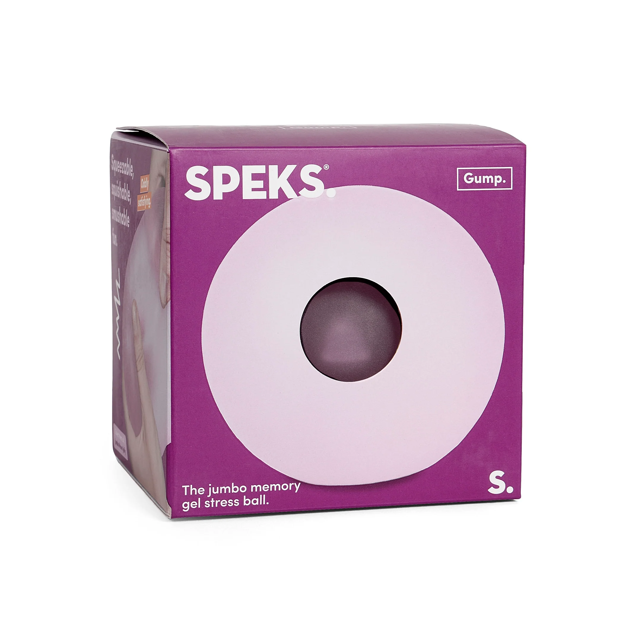 Speks Gump Jumbo The Memory Gel Stress Ball Moon Jelly - 10cm