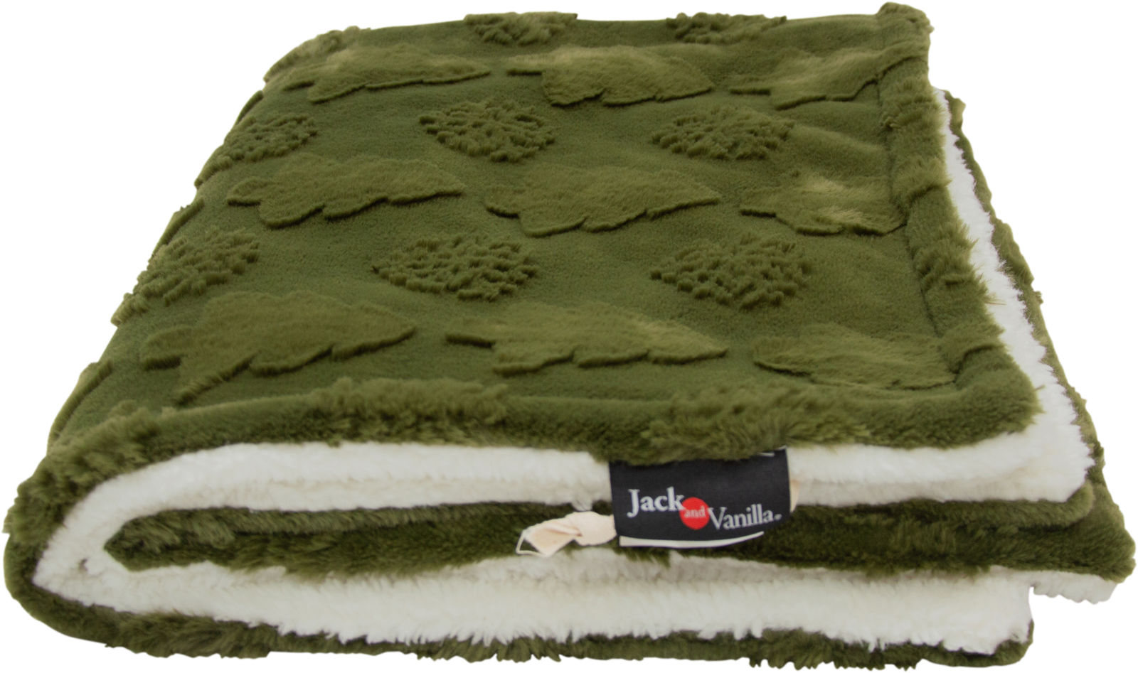Jack & Vanilla Deken Kerst 100x72 cm Dennengroen
