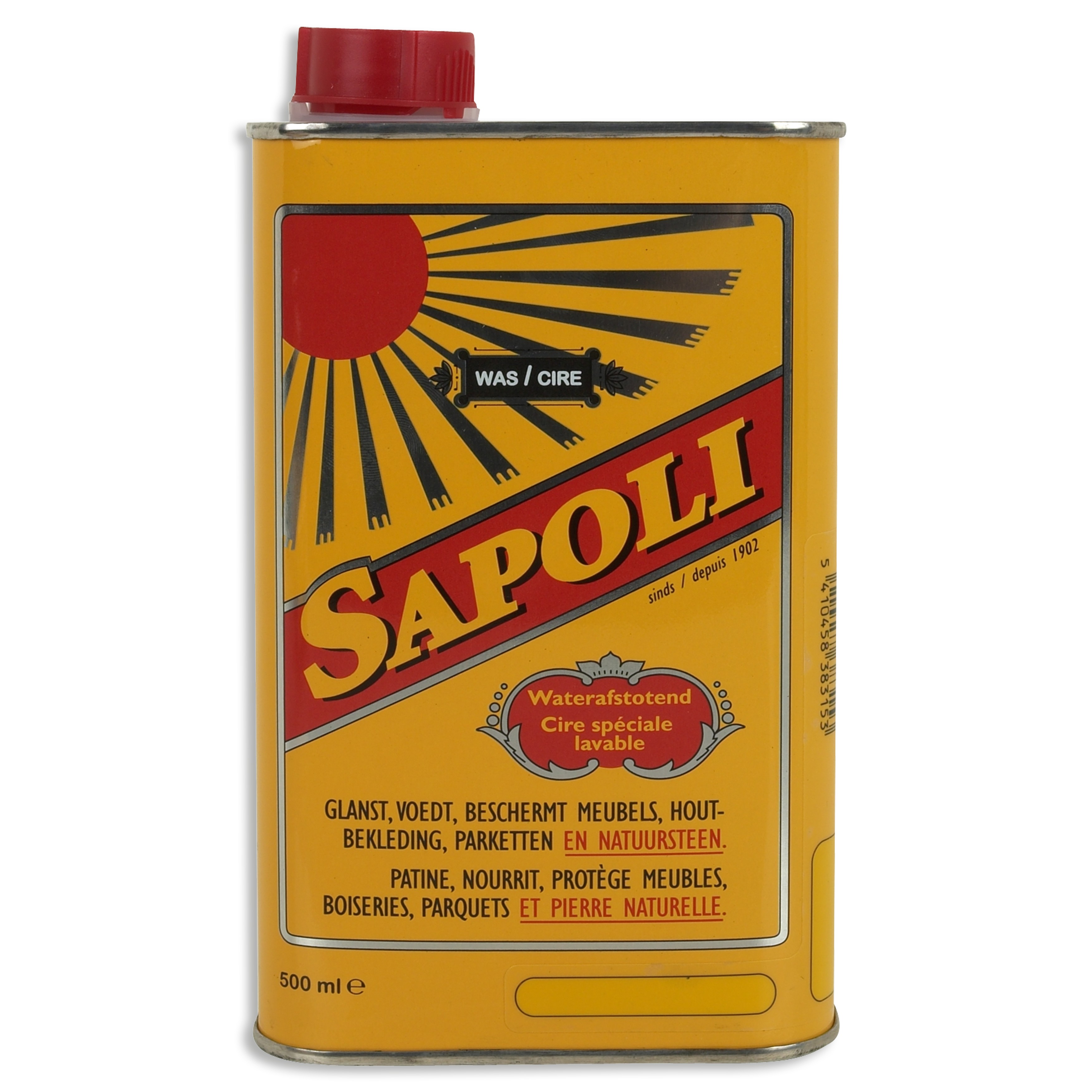 Sapoli Boenwas Wasbaar Geel 500 ml