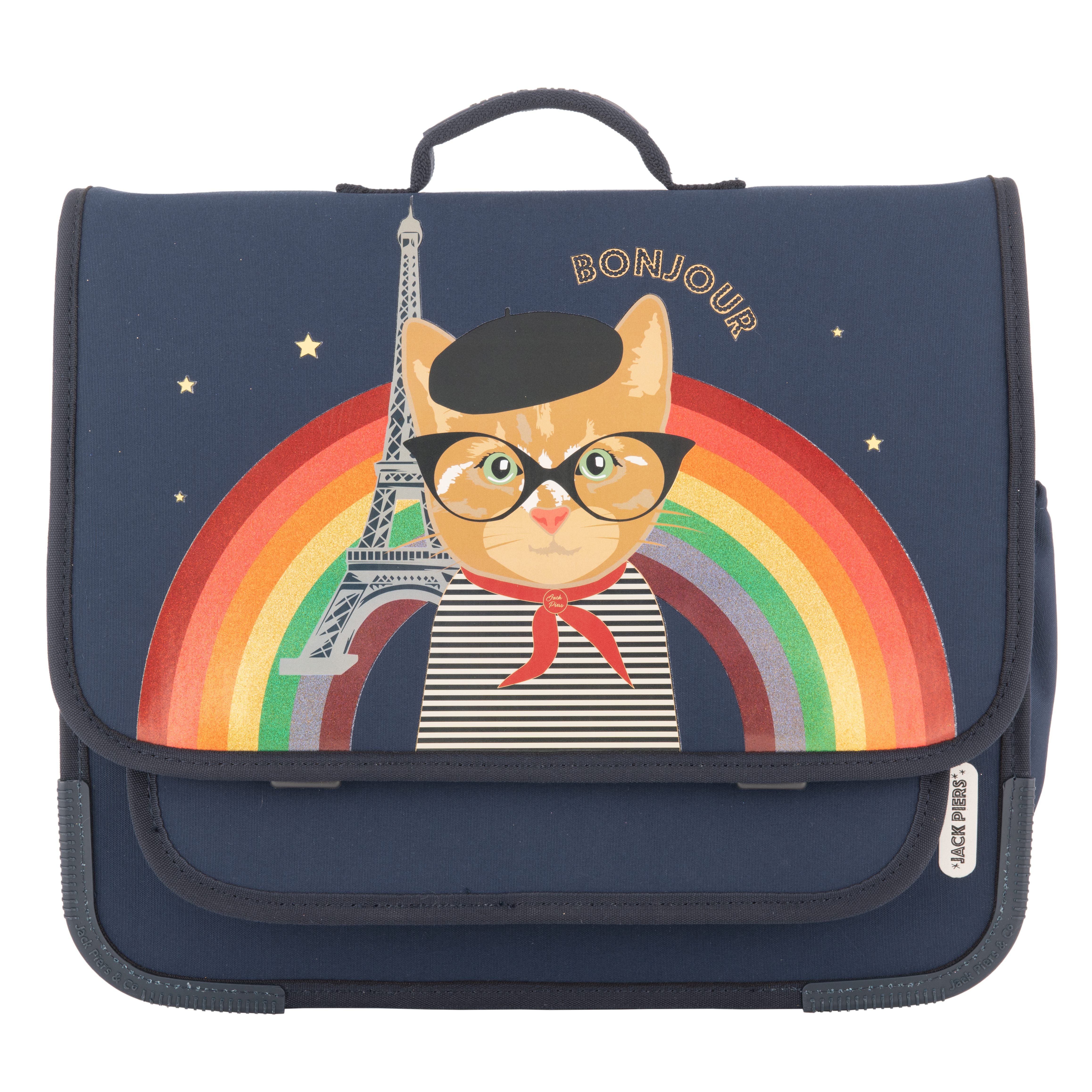 Jack Piers Boekentas Paris Large 16 l Paris Cat - 38x34x14.5 cm