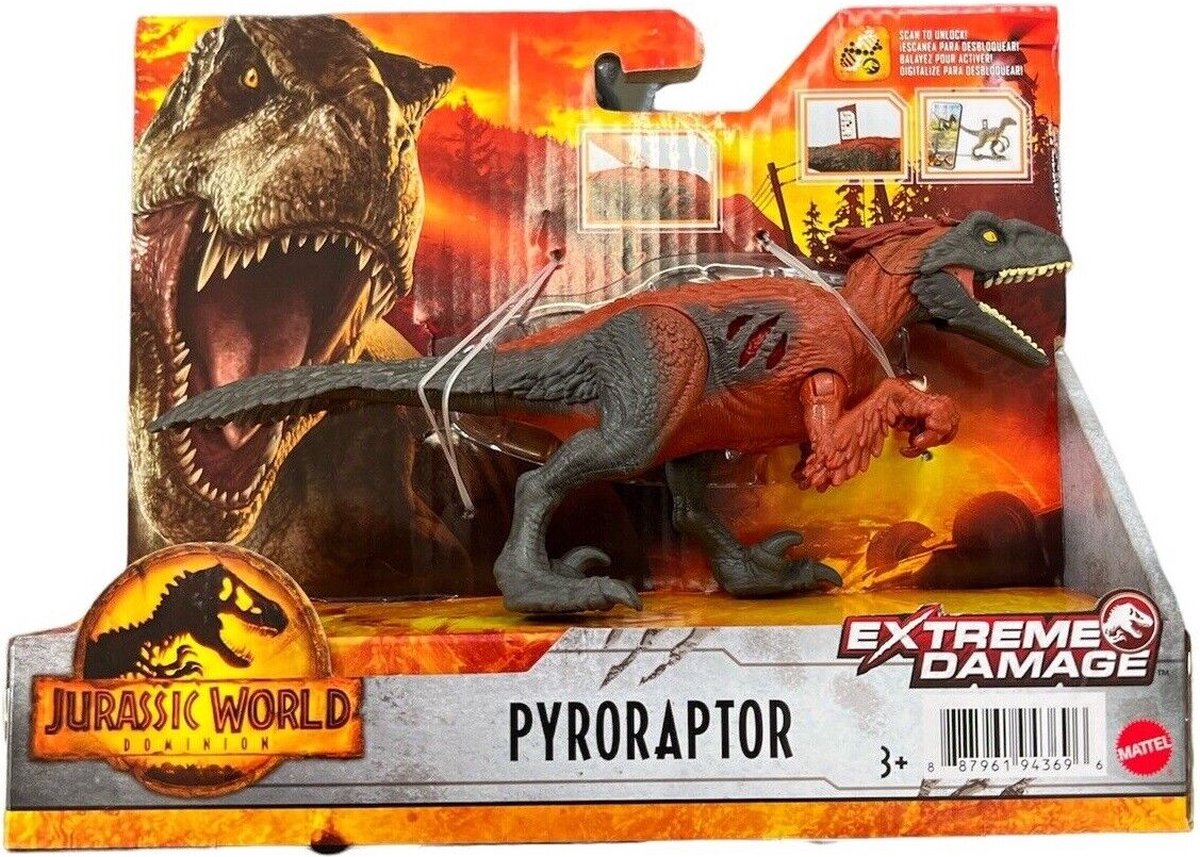Jurassic World Extreme Damage Feature Dino  - assorti - prijs per stuk