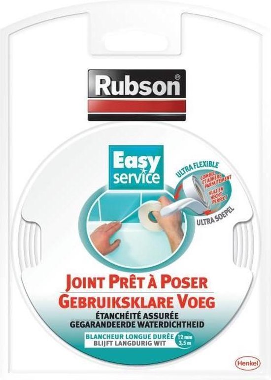 Rubson Gebruiksklare Voeg Ultra Soepel Gegarandeerde Waterdichtheid