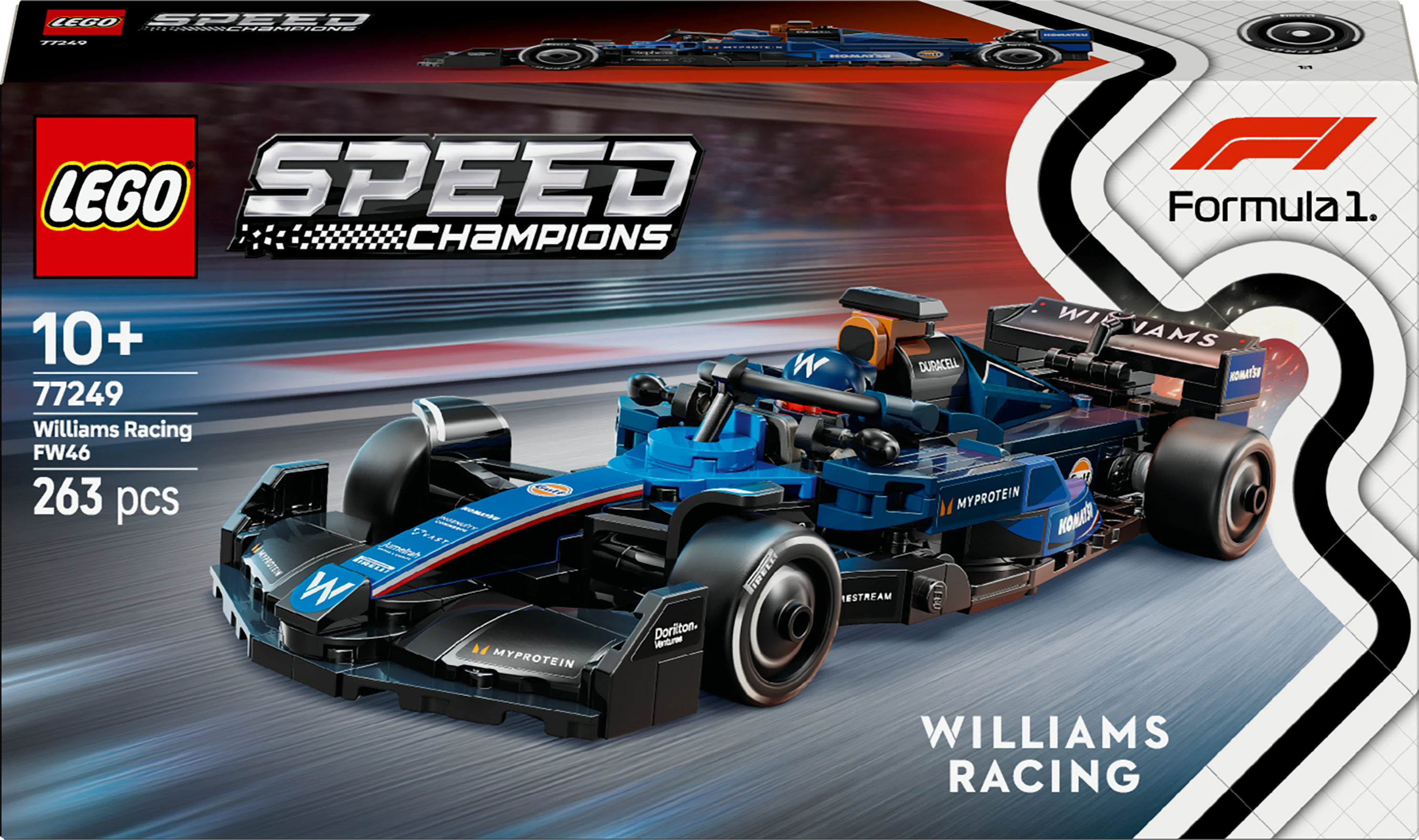 LEGO Champions 77249 Williams Racing FW46 F1 Racewagen