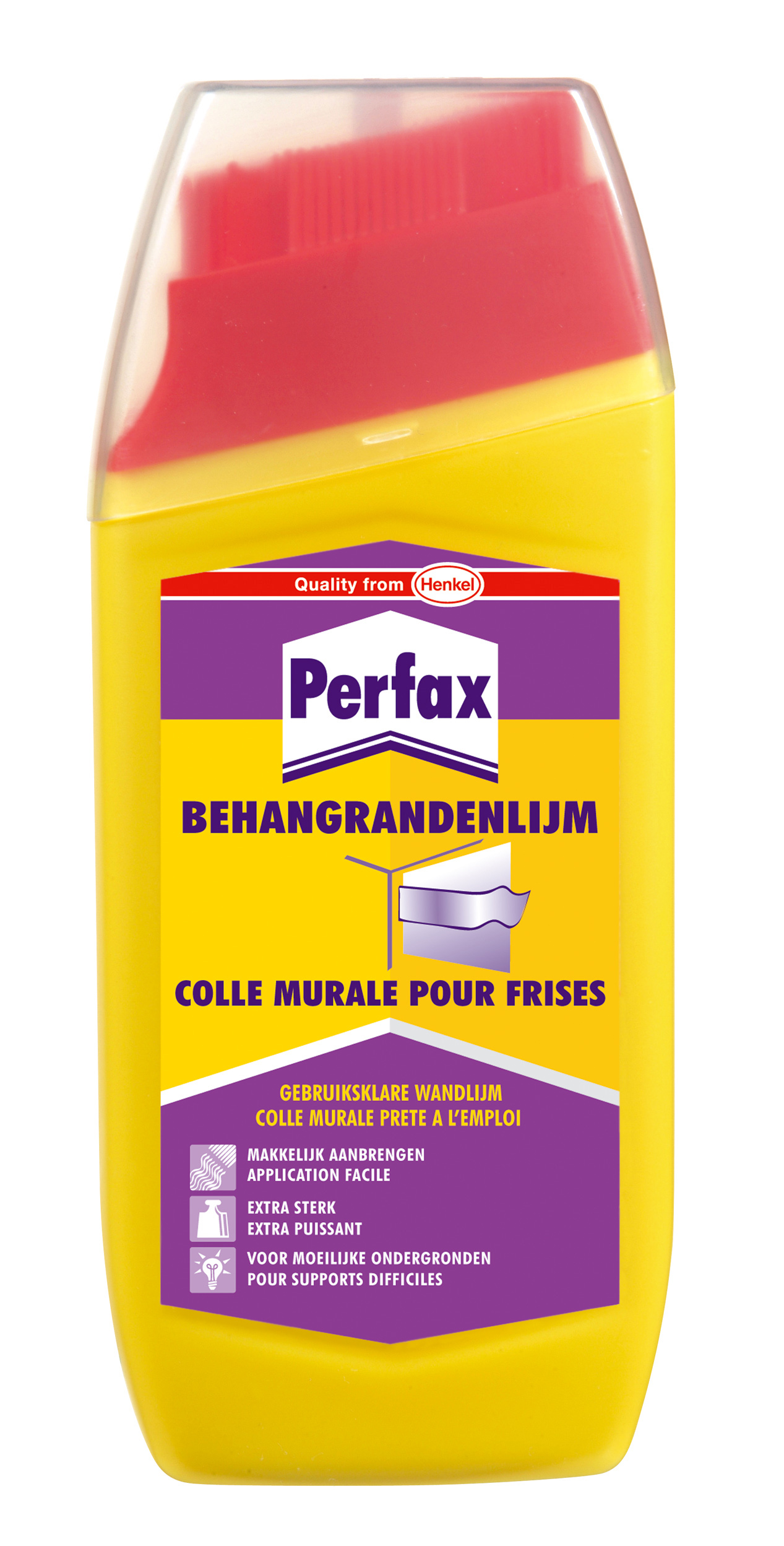 Perfax Wandlijm voor Behangranden Fles - 250 g