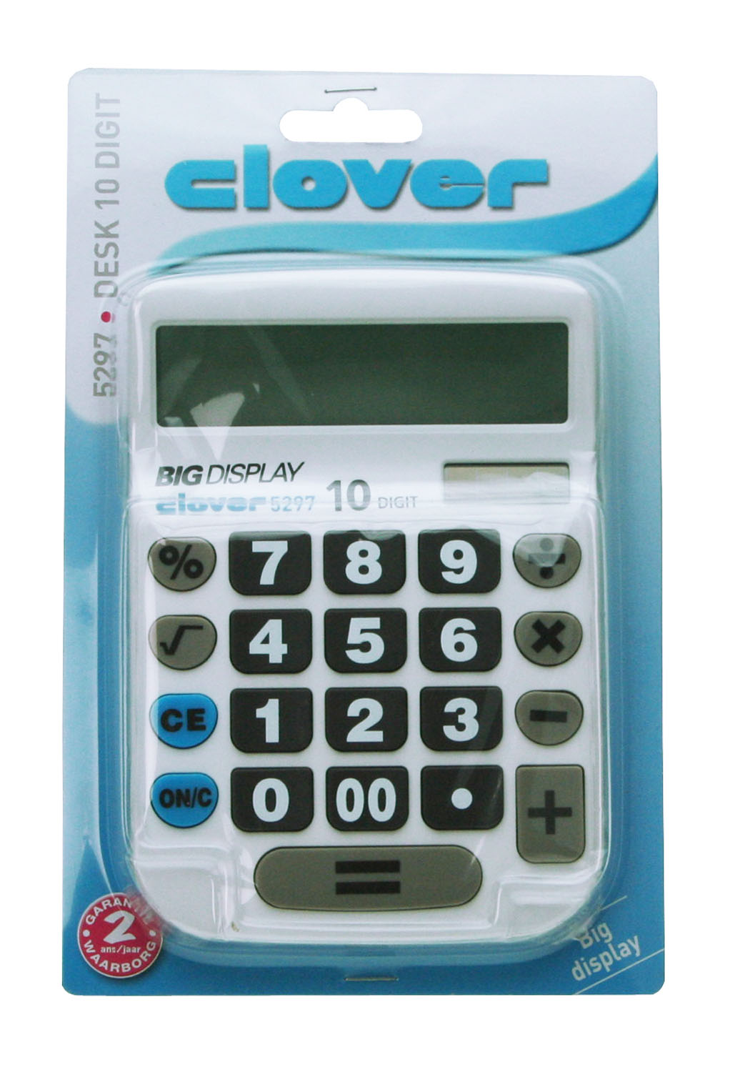 Clover Zakrekenmachine - 10 Digit CLOVER