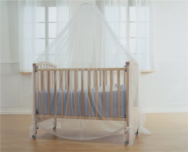 Babydan Muskietnet Hemelstang Wit