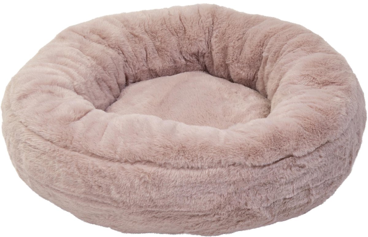 Jack and Vanilla Round Basket pink diam. 45cm - super zacht