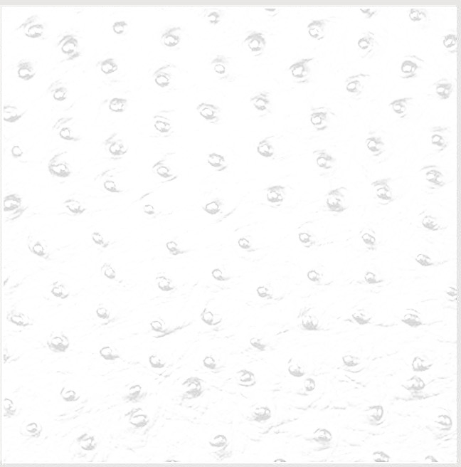 ONDERZETTER LEER EMU - 10x10cm DAFF LEATHERIXX - WIT