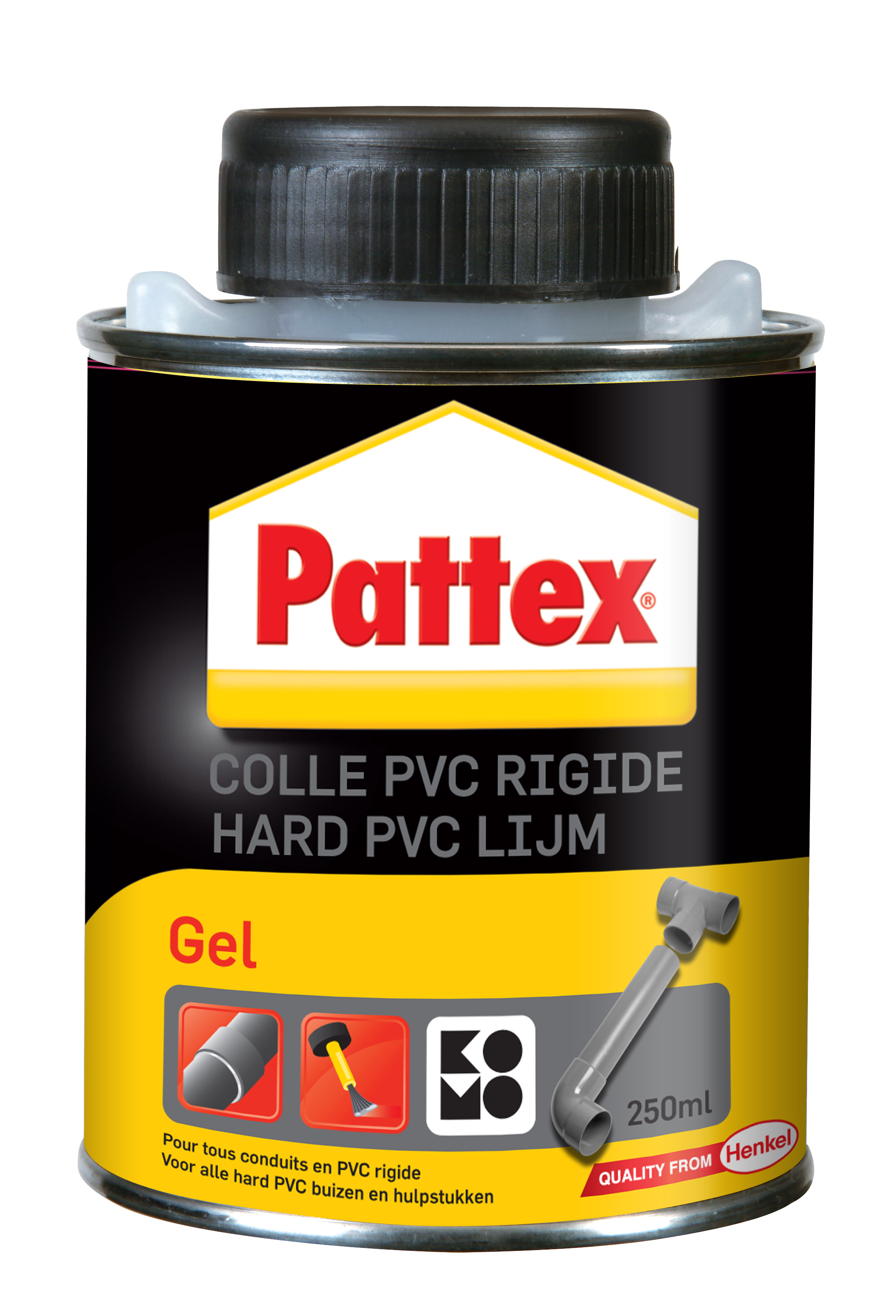 Pattex Hard PVC-Lijm Gel 250 ml
