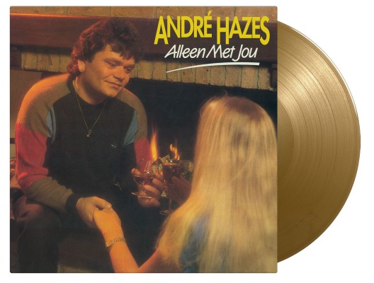 Andre Hazes - Alleen met jou LP 750 Cps Gold Coloured Vinyl Edition
