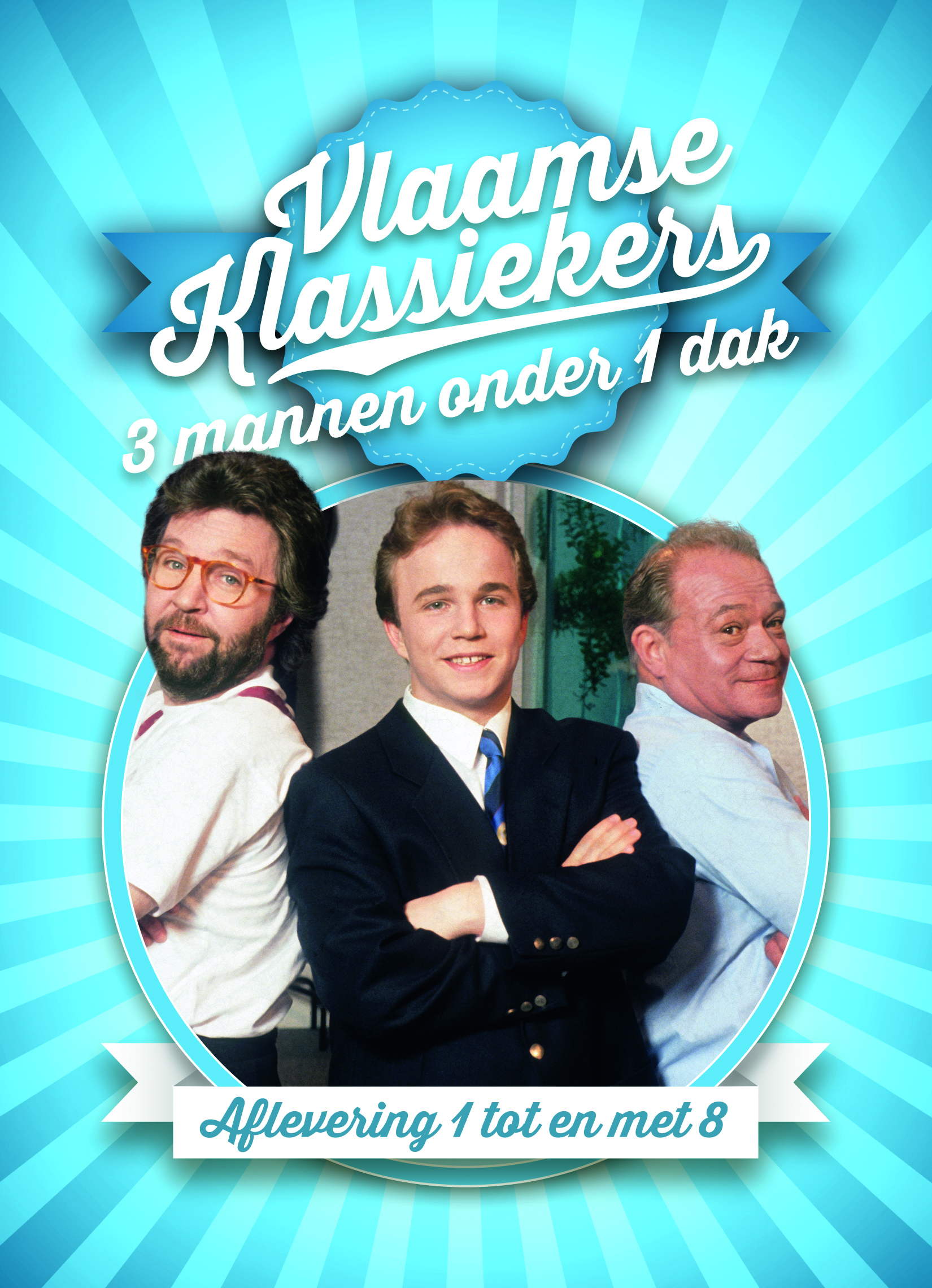 3 Mannen onder 1 Dak - Aflevering 1-8 2DVD Vlaamse Klassiekers
