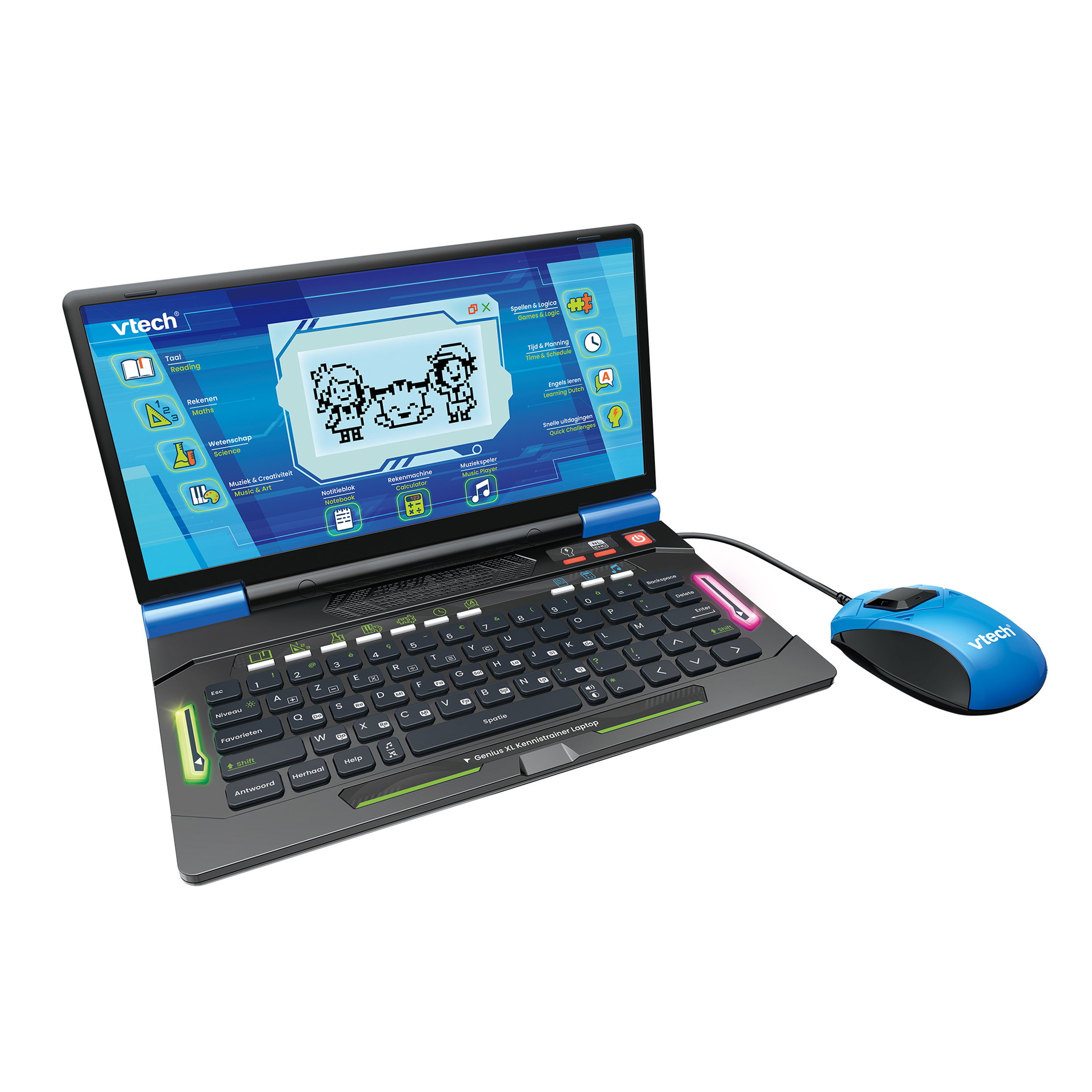 VTech Genius XLL Kennistrainer Laptop, AZERTY