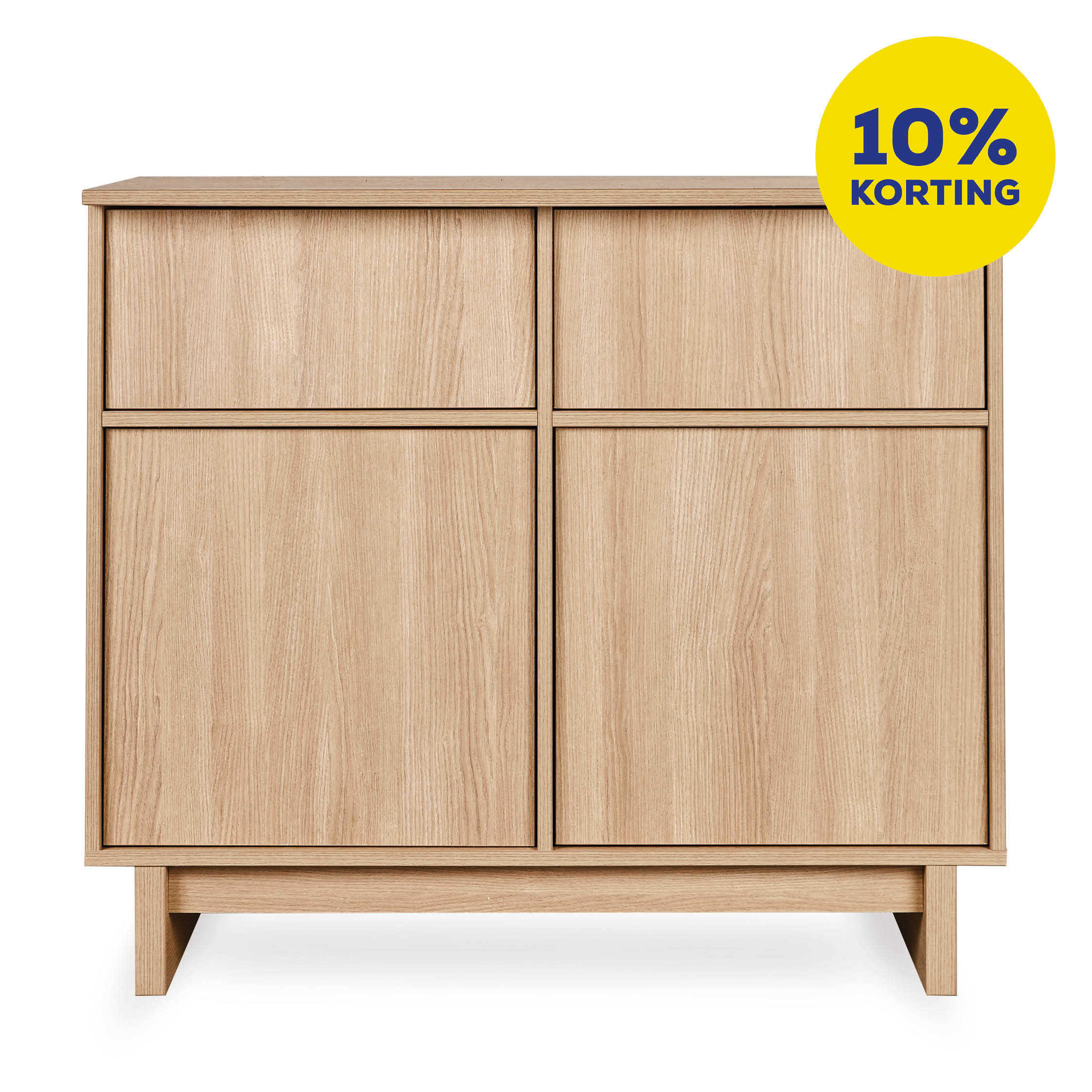 Quax Commode Kyo Honey Ash 2-deurs - 2 lades