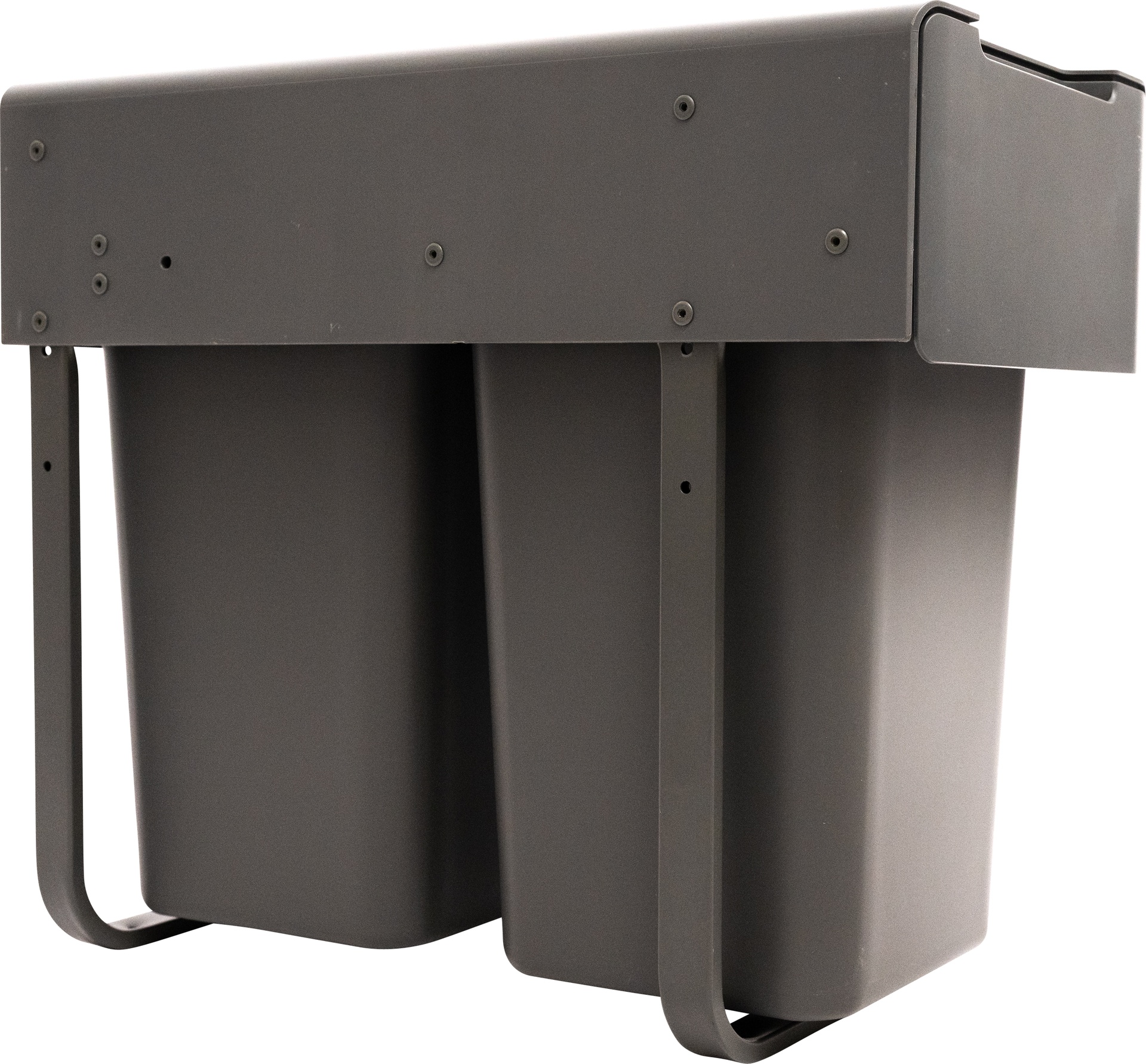 Inbouw Afval Emmer Zwart Practo 2 x 20L 