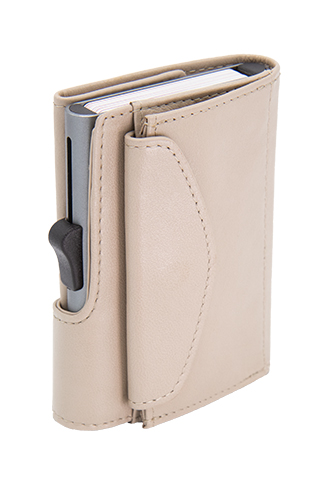 C-Secure Kaarthouder/Portefeuille XL Leder - Geldvak - 8-12 Kaarten - Chic