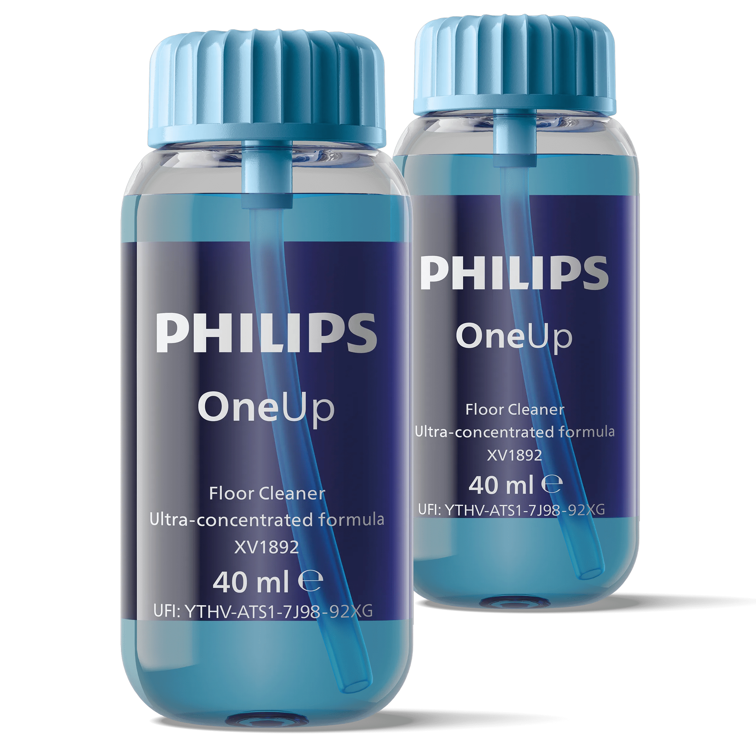 Philips OneUp Elektrische Dweil Floor Cleaner Vloeistof 2 flessen 40 ml