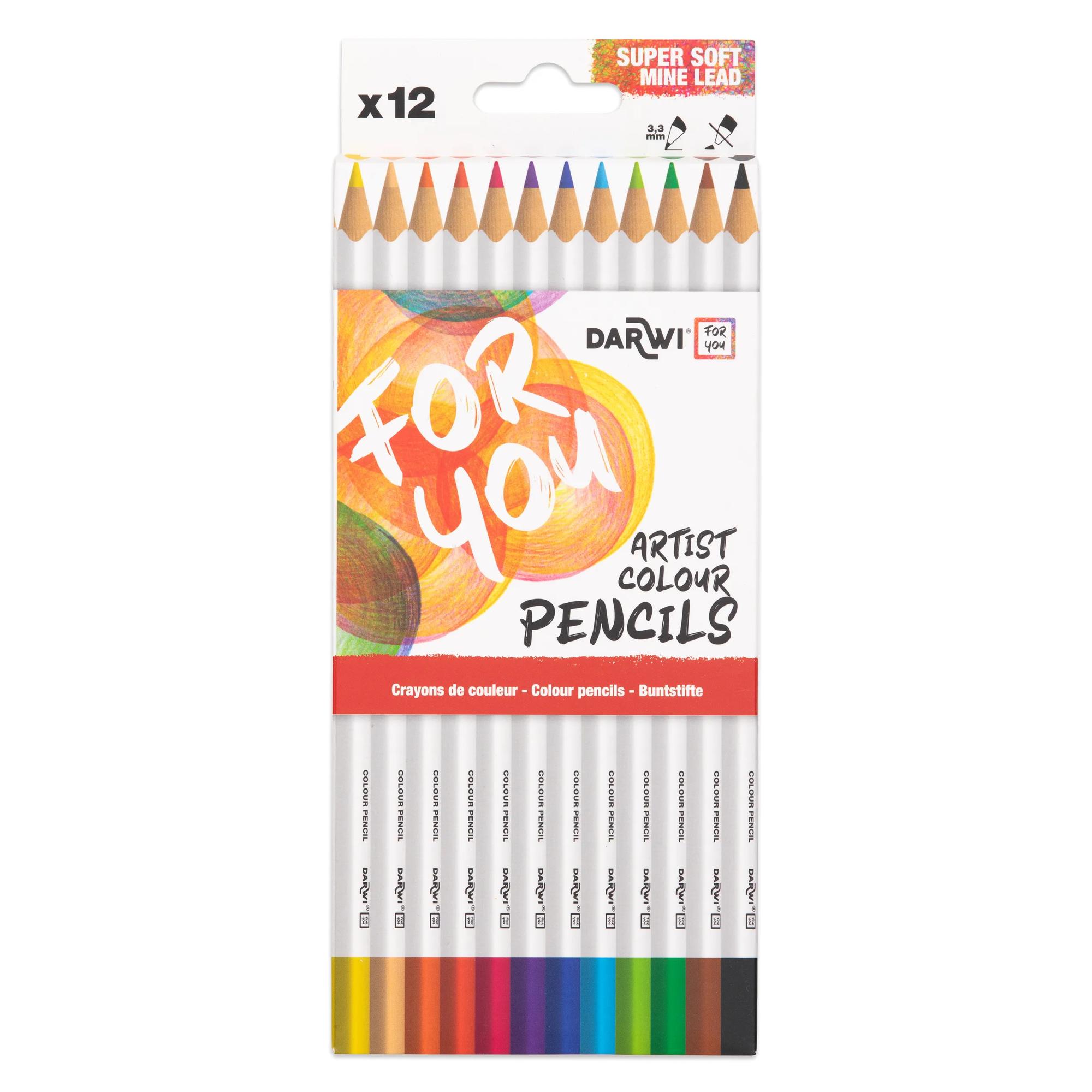 Darwi Kleurpotloden For You Artist Colour 12 stuks
