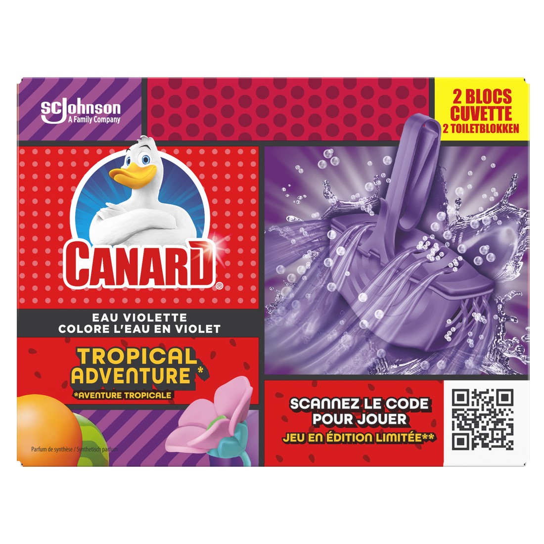 Canard Toiletreiniger Blocs Coloring Mango - 2 stuks