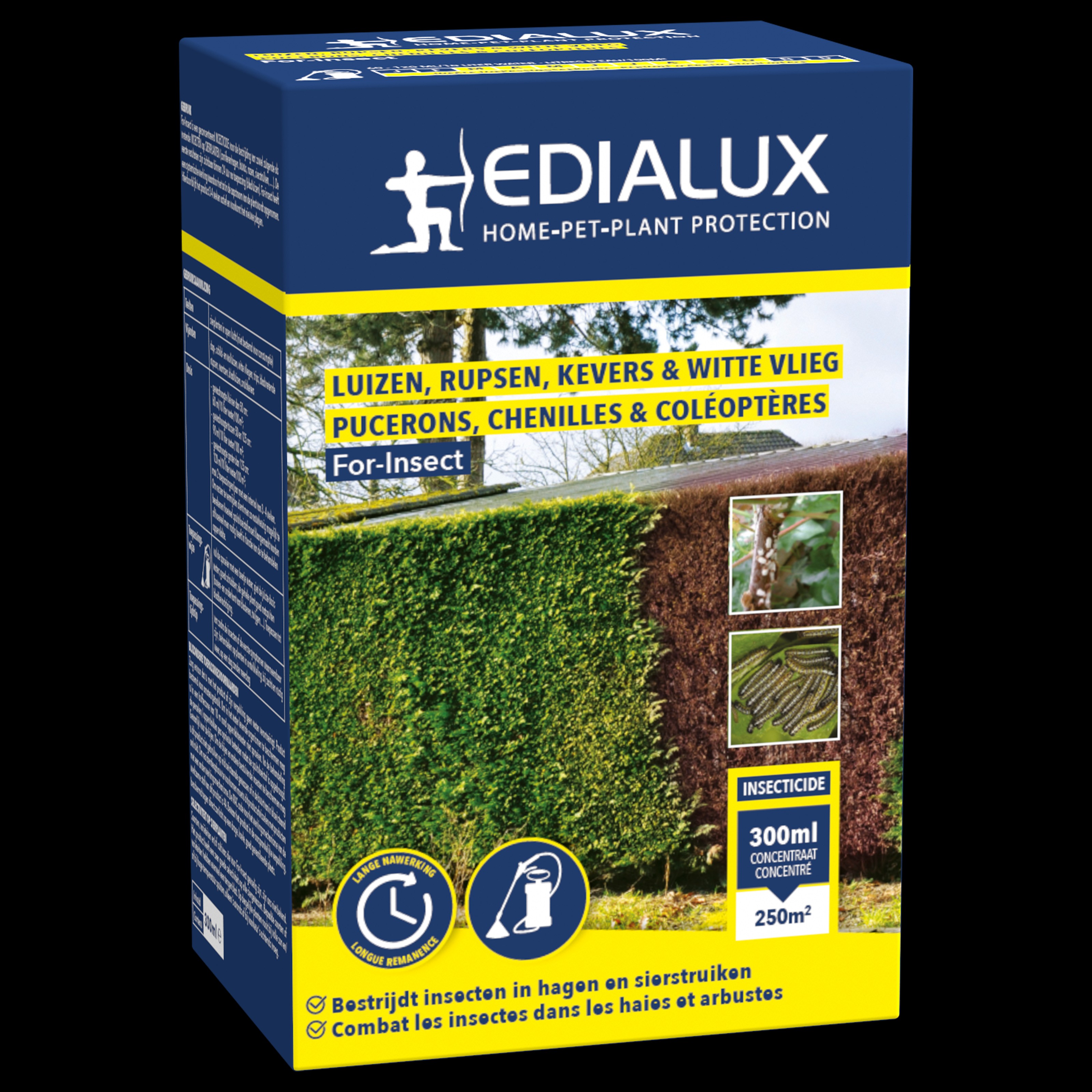 Edialux For-Insect 300ml tegen insecten op hagen oa buxusmot
