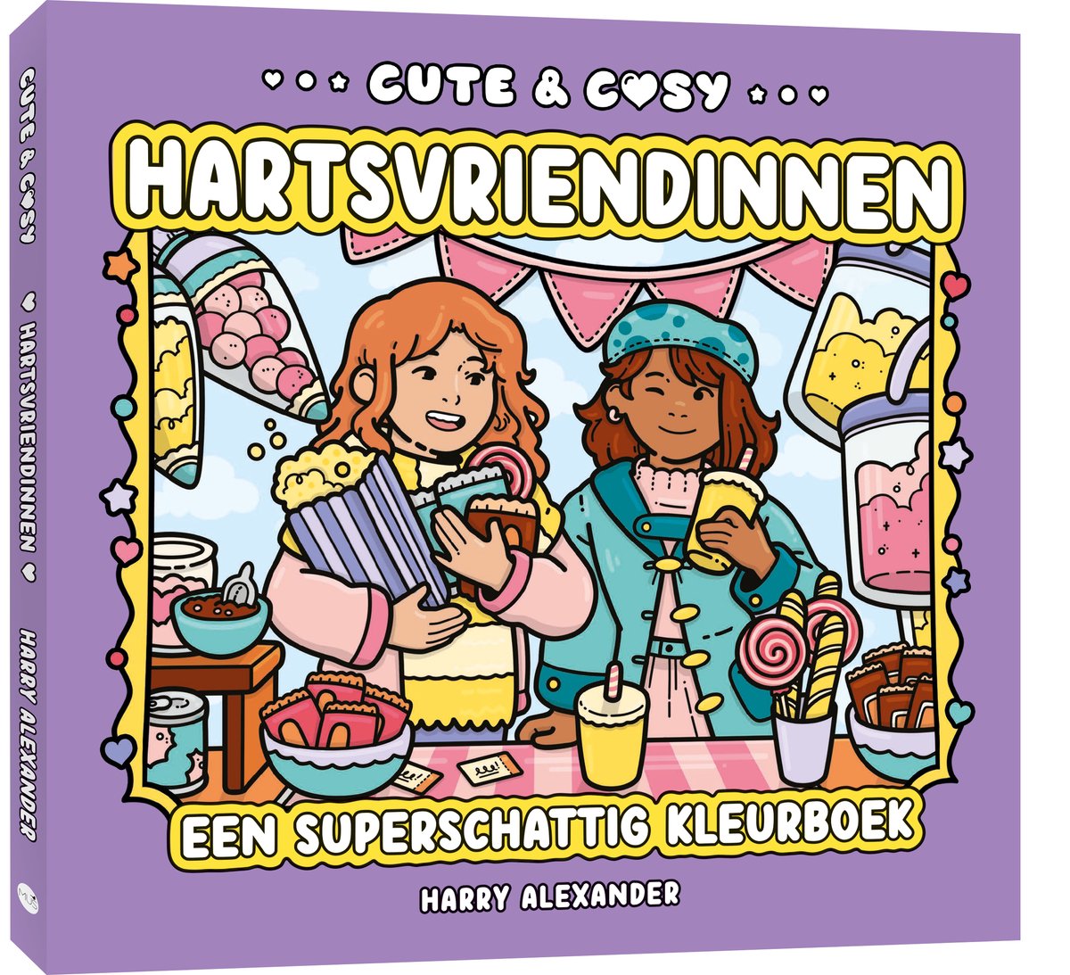 Cute & Cosy Kleurboek Hartsvriendinnen