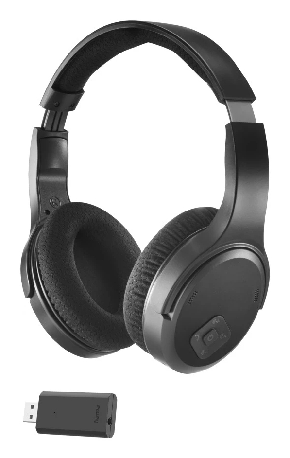Hama Koptelefoon TV Over-Ear Bluetooth met 2.4 GHz-Dongle en Volumeregeling