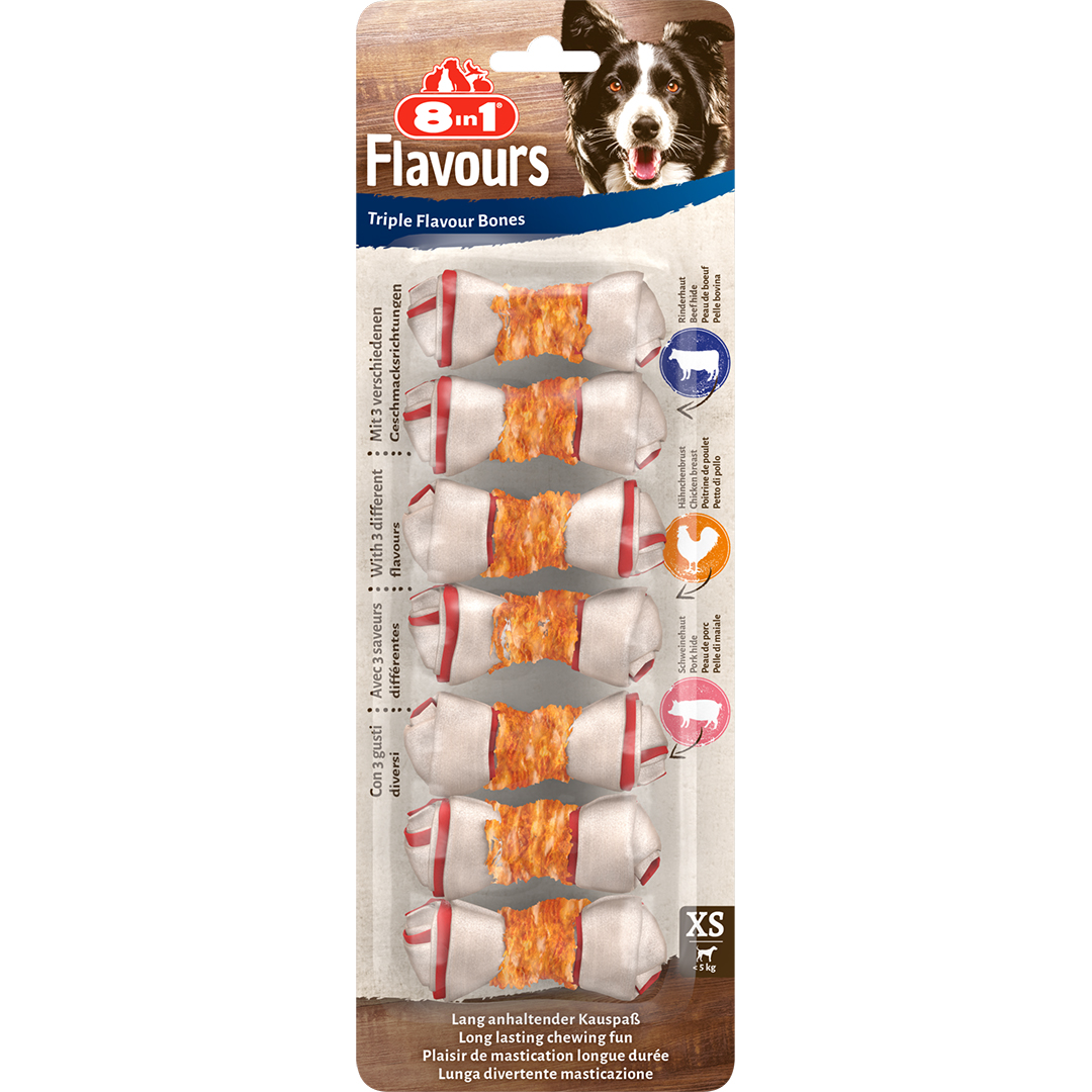 8in1 Delights Triple Flavour Been extra small - 7 stuks