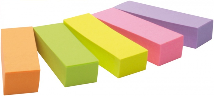 Post-It Notes Markers 5x100vel 15x50mm - Neon Colors