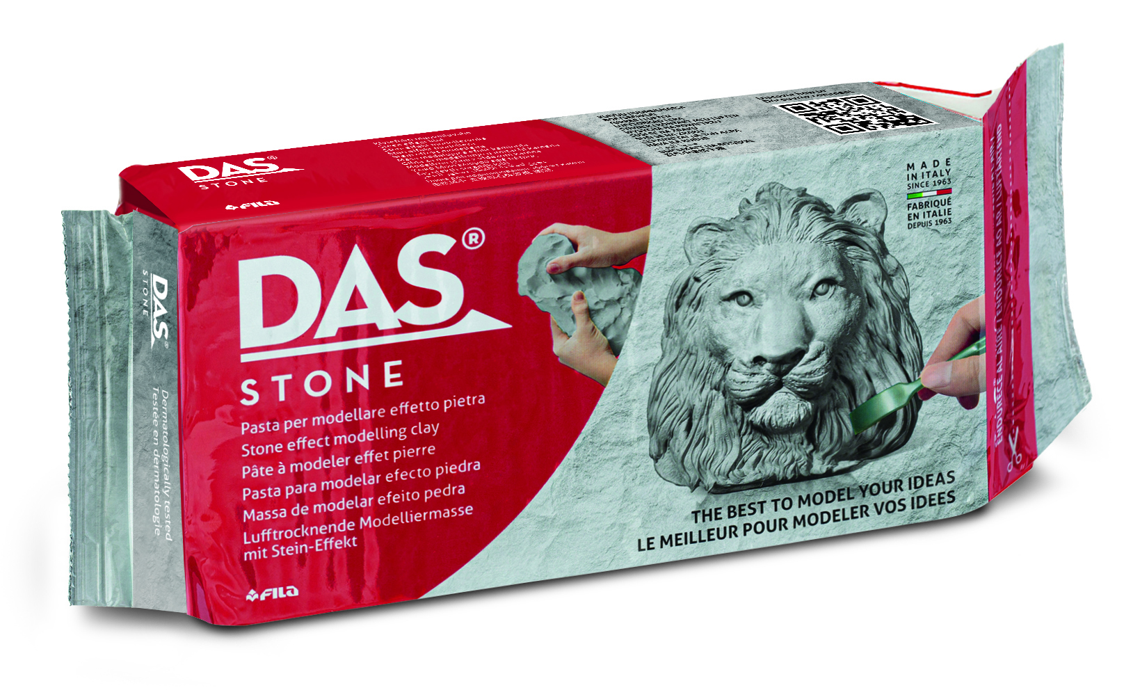 DAS Klei Zelfhardend Stone 1 kg
