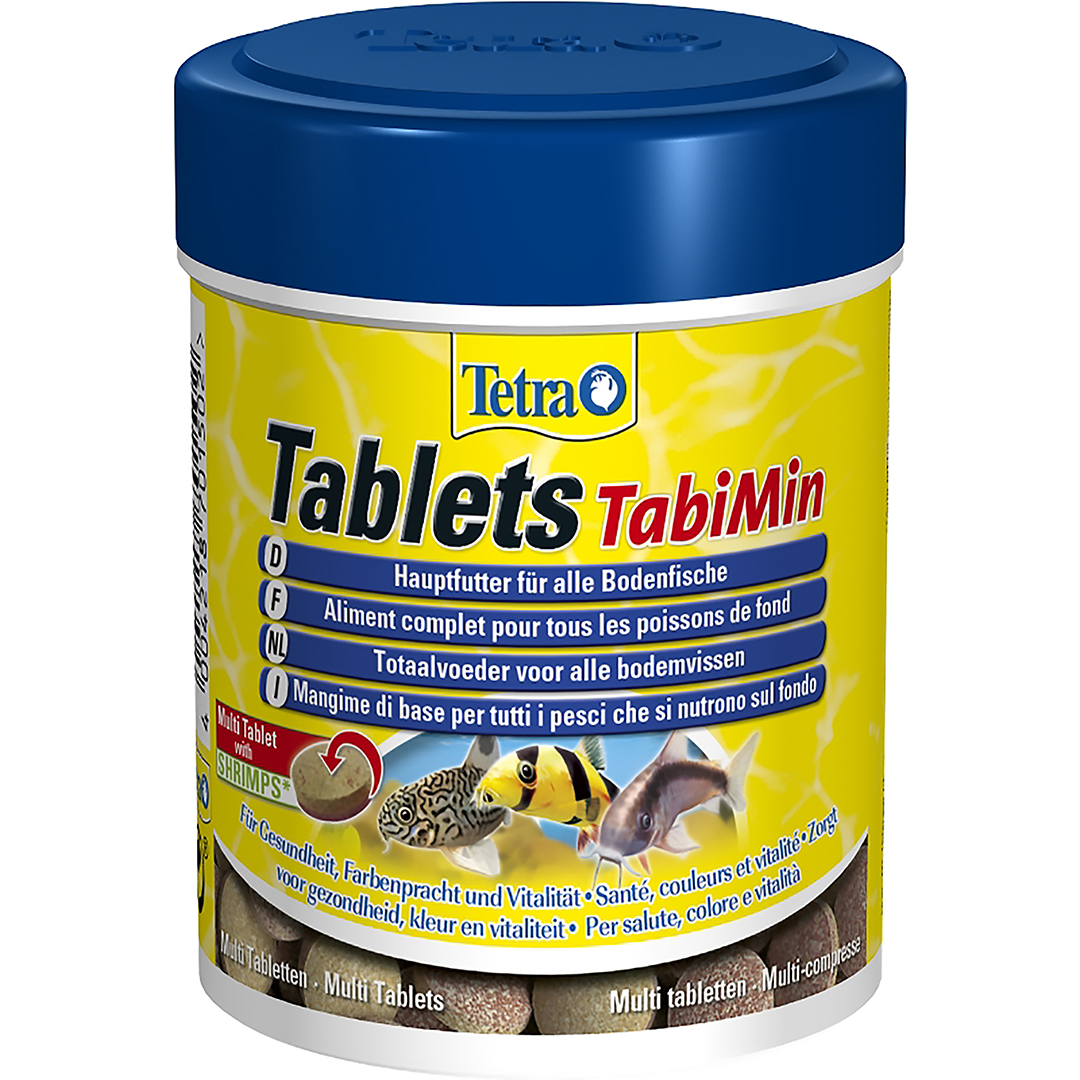 Tetra Tablets Tabimin 275 stuks Totaalvoeder voor Alle Bodemvissen