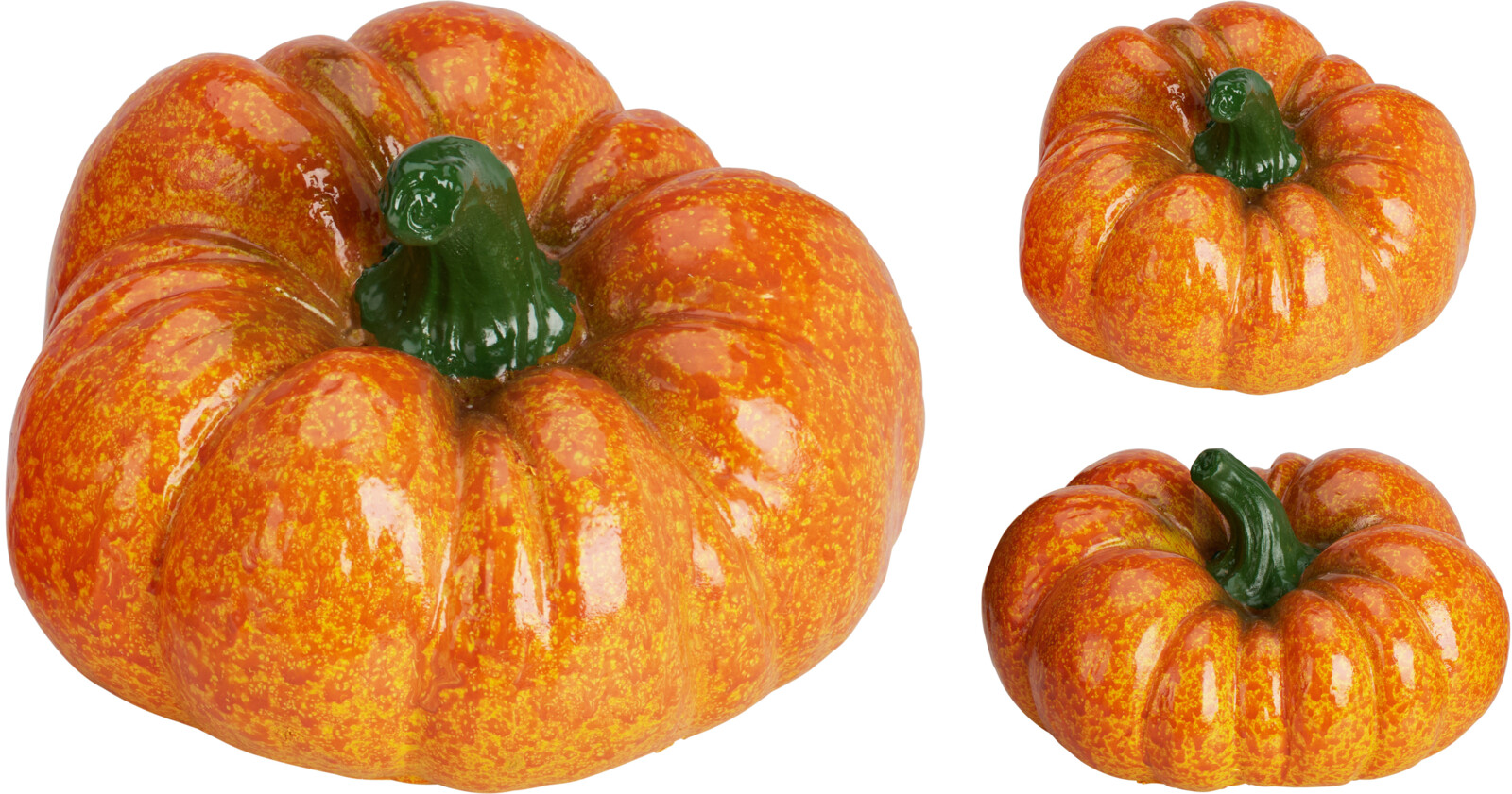 Pompoen 12.5x12.5x9 cm - assorti - prijs per stuk