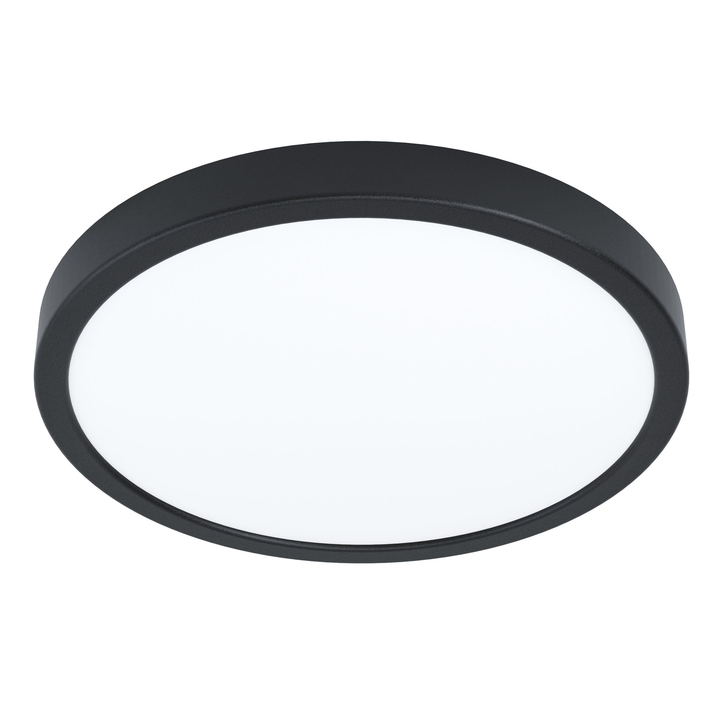 Eglo Fueva 5 Plafondlamp Badkamer Zwart Rond 285 mm IP44 20.5W 2400lm 3000K