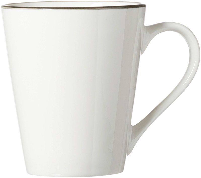 Ritzenhoff & Breker Mok Adela Wit/Grijs 300ml - Porselein - 9x12x10 cm