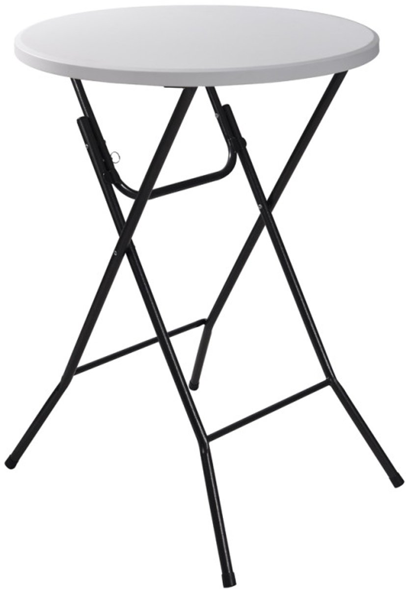 Practo Garden Partytafel Wit diameter 80 cm Hoogte 110 cm