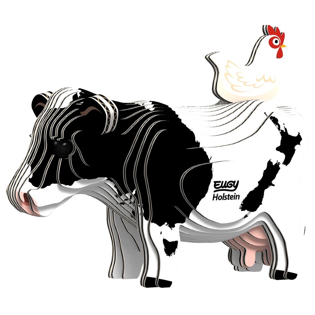 EUGY 3D Puzzel - Holstein Koe