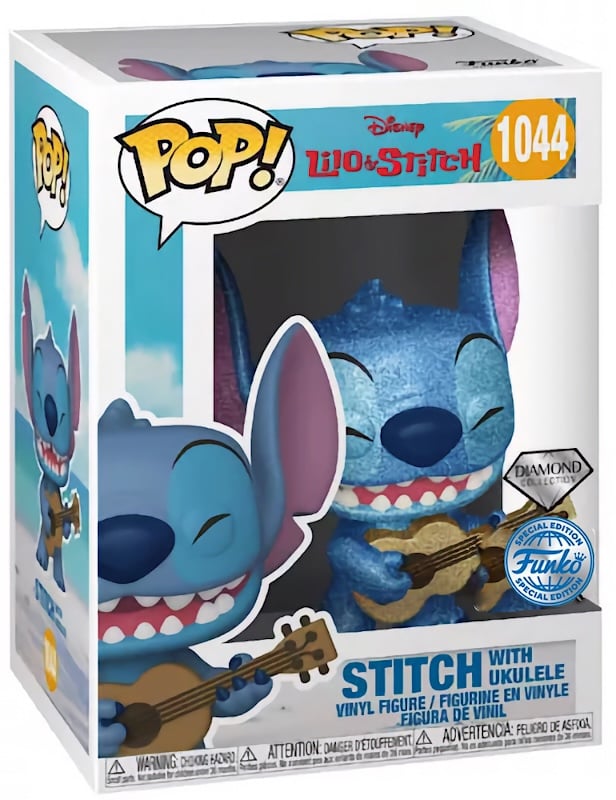 Funko Pop! Movies Disney - Lilo & Stitch: Stitch with Ukelele -> Diamond Edition 1044