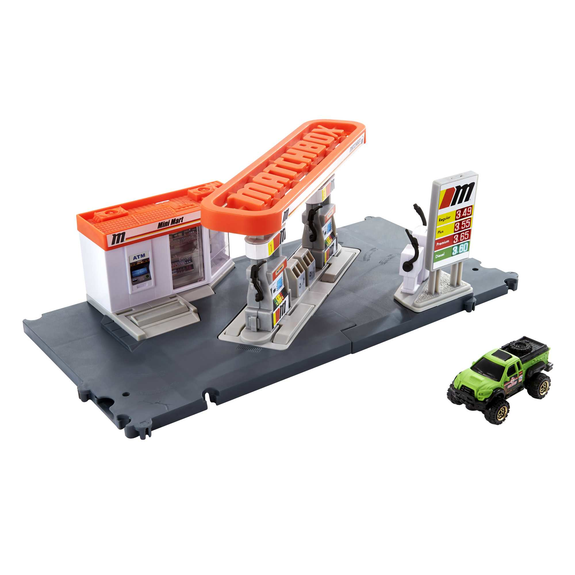 Matchbox - Action Drivers - Benzinestation Speelset