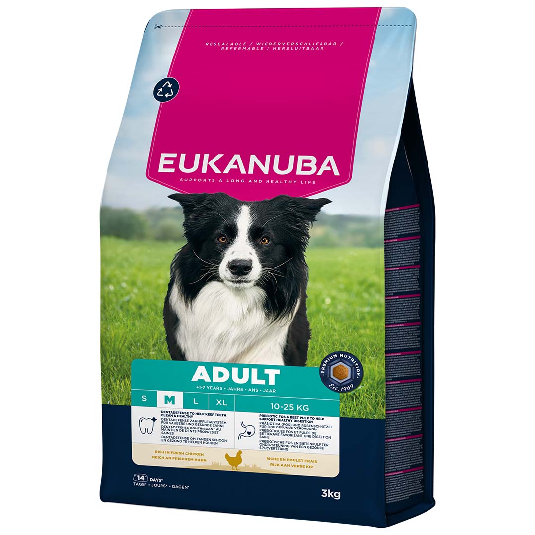 Eukanuba Hondenvoer Adult Medium Kip 3 kg