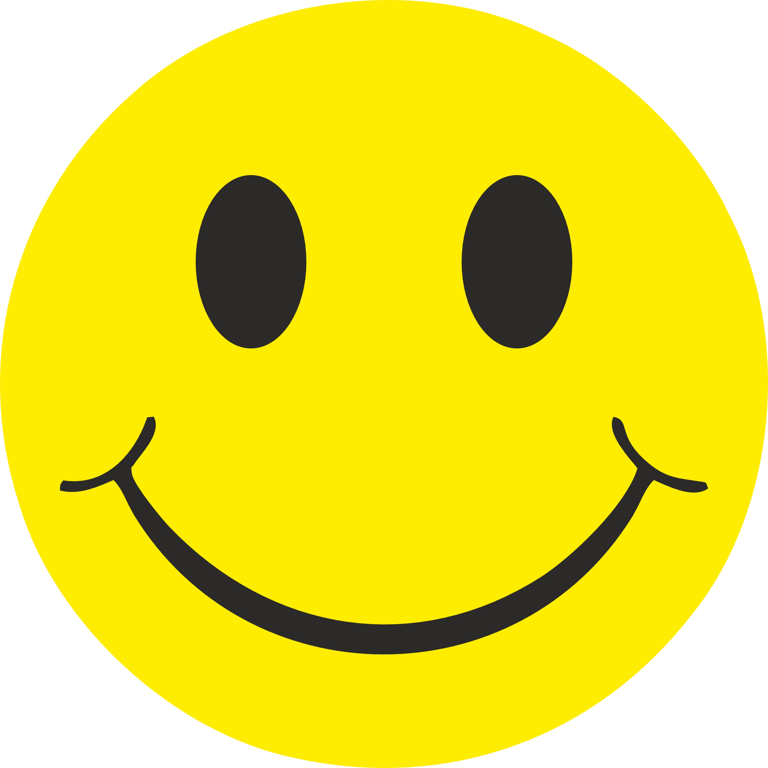Sticker Smiley klassiek
