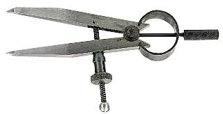 Steekpasser met Veer 125 mm