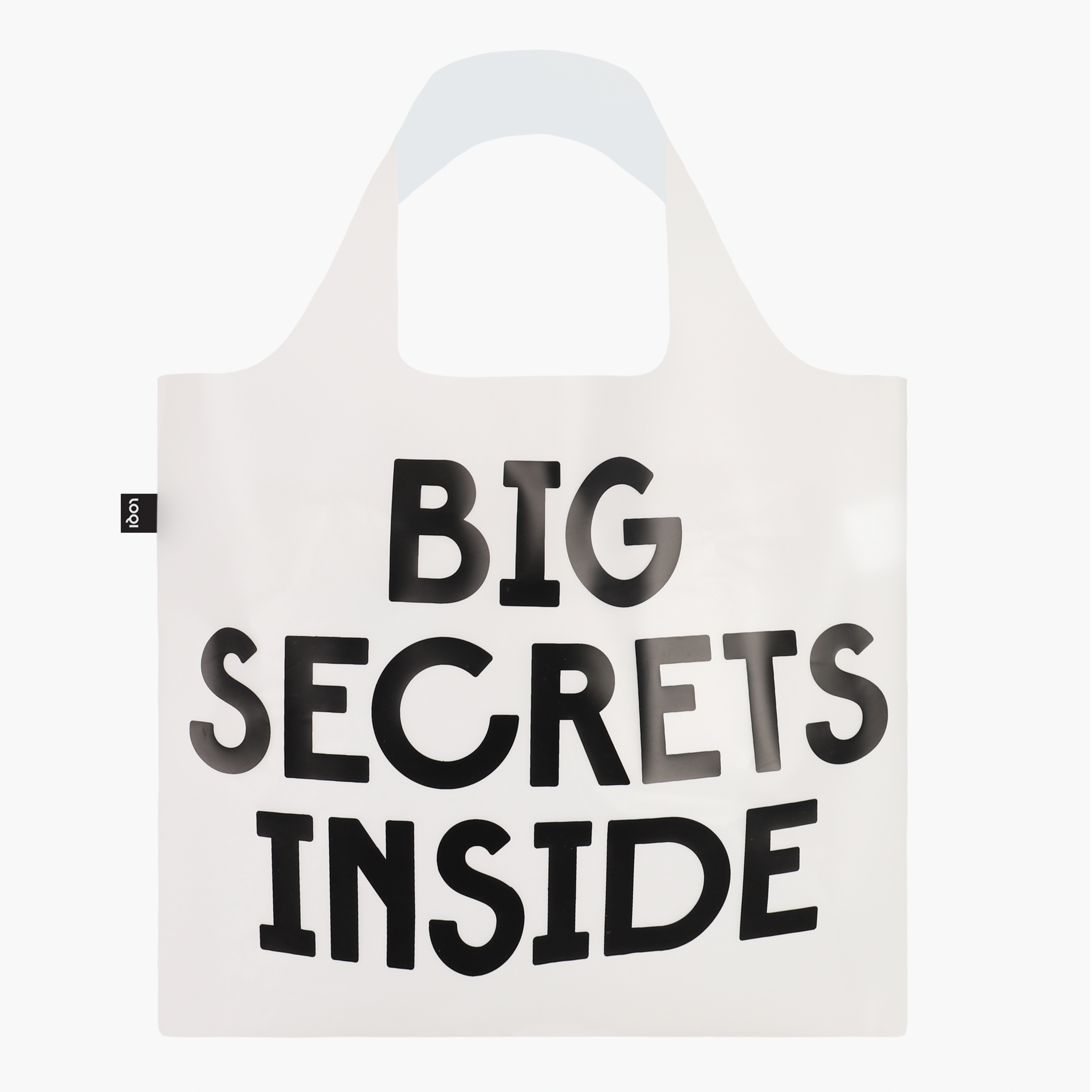 Loqi Shoppingtas Snask Collection Transparent Secret and Classified